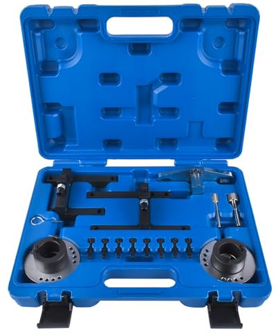Bisenya Kit Messa in Fase del Motore bloccaggio, Strumenti per allineamento Albero a camme Compatibile con FO-rd Fie-Sta 1.0 ECOBOOST SCTi