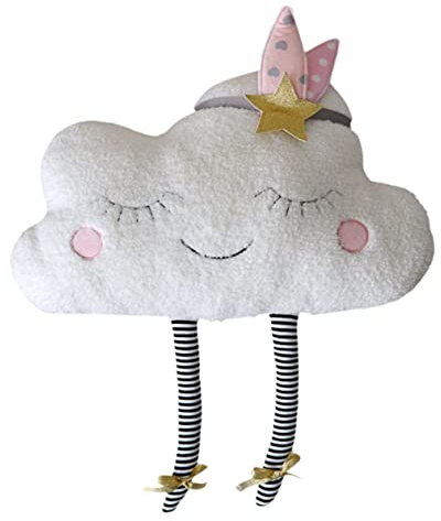 Ciieeo Cojín de Almohada Decorativa de Felpa para Niños Respaldo para Sofá o Cama Cojín Abrazable Relleno de Algodón Decoración para Habitación Infantil 1 Unidad