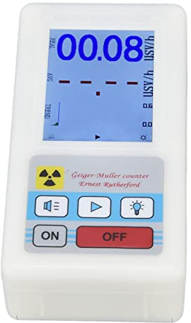 Detector de Radiación Nuclear Portátil, Contador Geiger de Mano, Medidor Multifuncional de Gas Radiactivo