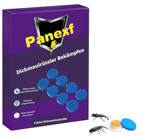 Panexf Lot de 8 pièges à otiosynques - Piège à phéromones sans produits chimiques - Piège à insectes pour attraper les insectes rampants sans poison