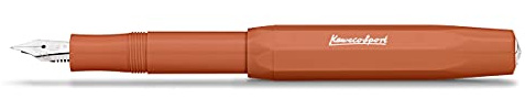 Kaweco SKYLINE SPORT Füllhalter Fox I Premium Füllfederhalter für Tintenpatronen mit hochwertiger Stahlfeder I Füllfederhalter 13 cm I Füller in Orange I Federbreite: EF (Extra Fein)