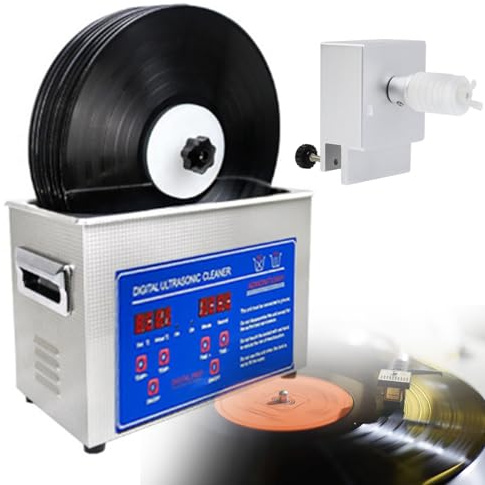 Lakenbroade Macchina per la Pulizia dei Dischi in Vinile da | Kit per la Pulizia degli LP