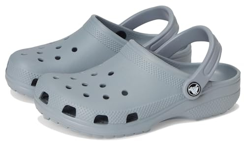 Crocs, Unisex, Classic Clogs (Little Kid/Big Kid), Concrete, 6, Medium