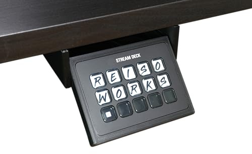 Bordsfäste passande för Elgato Stream Deck – fällbart & snyggt, klister- eller skruvmontering, kompatibelt med Mini, MK2, Neo, Plus & XL (Kompatibelt med Elgato Stream Deck MK2)