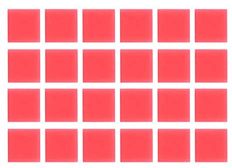 Kunjocy Pack of 24 DIY Diamond Painting Glue Clay, 5D Accessories and Tools for Cross-Stitch and Nail Art (Red)