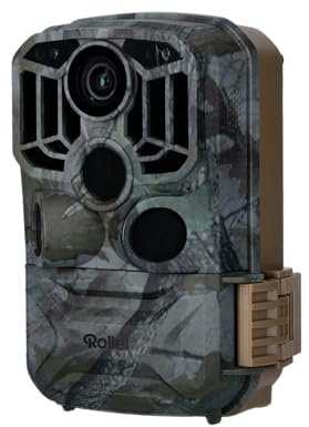 Rollei Wildkamera 4K WiFi, 48MP 4K Wildtierkamera mit Bewegungsmelder Nachtsicht Infrarotkamera mit Handyübertragung App 2 TFT-LCD Display IP65 Wasserdicht Überwachungskamera mit Akku für Jagd Wald