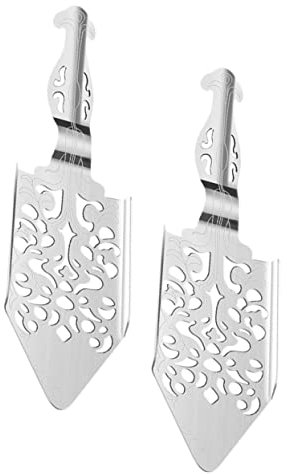 UTHCLO 2 Pz Cucchiaio Di Assenzio Magnetico Regolabile Misurino Strumenti Di Assenzio Retrò Cucchiai Da Portata Cucchiaino Di Zucchero Da Cocktail Spaghetto Silver Acciaio Inossidabile