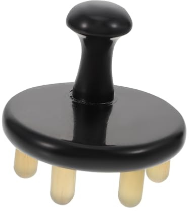 IWOWHERO Oxhorn Massagekam med Tänder Ergonomisk Design Hållbar för Hårbottenmassage Avslappning för Familj Äldre