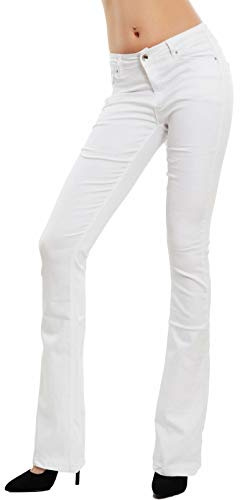 Toocool Jeans Femme Taille Haute Push Up – Pantalon Patte d'Éléphant Évasé F36-M6129
