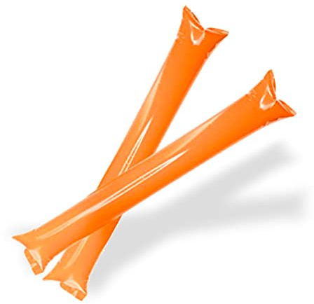 FUN FAN LINE Pack 25 Pares Aplaudidores Hinchables Reutilizables para Deportes