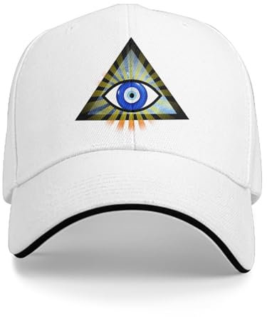 AEIKHAEC Fischermütze Basecap Winter Baseballmütze Baseballmütze mit bösem Blickschutz für Männer und Frauen Hut mit Visier massiv Warme