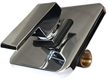 MISCELATORE DOCCIA DA INCASSO DISPONIBILE A 1, 2, o 3 USCITE/VIE IN OTTONE CROMATO MANIGLIA SQUADRATA RUBINETTO DA INCASSO (INCASSO 1 VIA/USCITA)