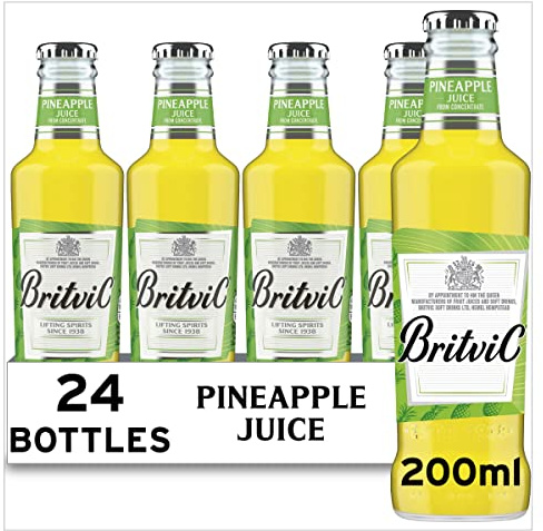 Britvic Pineapple Juice - Expertly Blended Drink - Pack of 24 x 200ml