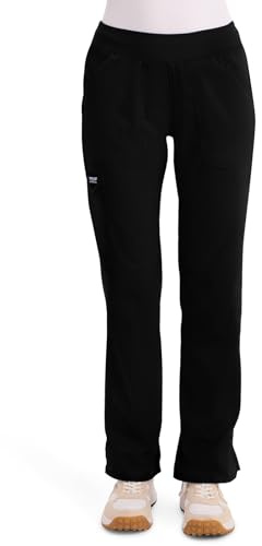(WW110) Cherokee Workwear Revolution Scrubs - WW110 Mid Rise Straight Leg Pull-on Pant