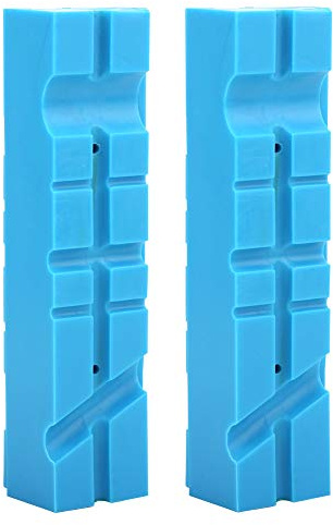 2 Pièces Tampon Mâchoire Étau Établi Multi rainure Magnétique Protège étaux Banc Vice Mâchoire Outil Découpage