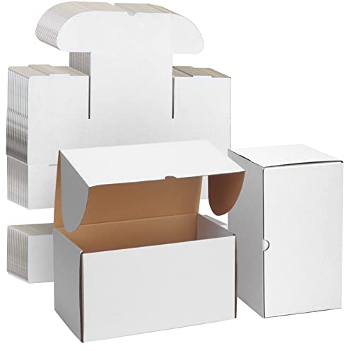 EYMPEU 20 Stück 28 x 15,3 x 15,3cm Weiße Versandkarton, Kartons für kleine Gegenstände, Spielzeug, Schreibwaren und Weihnachtspäckchen