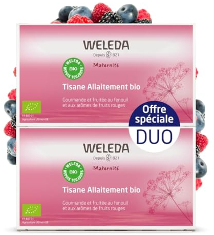 WELEDA - Duo Tisane allaitement Fruits rouges - 20x2 g