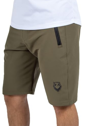 Andean Trails, Mountain Bike Shorts, Bicycle Shorts for Men, Water Repellent (US, Alpha, Large, Regular, Regular, Green)