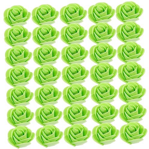 BATHVEVE 60stücke Künstliche Rosen Realistische Schaumrosen Für Hochzeiten Und -Dekoration Romantische Blumenarrangements Und Für Besondere Anlässe Erhältlich Frischem Grünton