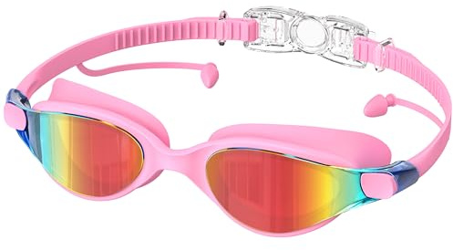 Ambienden Lunettes De Natation PolariséEs Femmes Hommes - Professionnel Lentilles GalvaniséEs, UV Protection, Anti-BuéE - Étanche Lunette Piscine Adultes & Adolescents