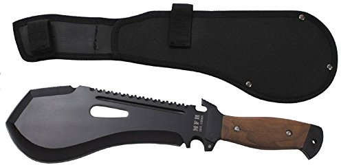 Armeeverkauf Machete Extrem MFH Nylonscheide Holzgriff Messer Outdoor Buschmesser neu