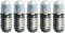 Ampoules de rechange pour fenêtre Chandelier, E5 - Best Season - 5 pièces - 12 V / 0,8 W - Warm White