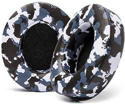 WC Wicked Cushions Replacement Ear Pads for Beats Studio 2 & 3 (B0501, B0500) Wired & Wireless | Does NOT Fit Beats Solo | Softer PU Leather, Enhanced Foam & Stronger Adhesive | Snow Camo