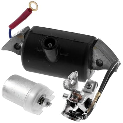 2EXTREME Zündspule + Unterbrecher Zündkontakt + Kondensator kompatibel für Bosch Zündung Hercules