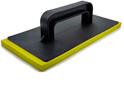 Tradineur - Llana de espuma - Mango ergonómico - herramienta manual - Ideal para allanar suelos - 6 x 12 x 24,5 cm
