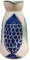 KRUG Handbemalte Keramikkaraffe mit Saraghina Fischmotiven, Höhe 21 cm, Durchmesser Basis 12 cm, Durchmesser oben 8 cm, bunt (colorful), Italienisch