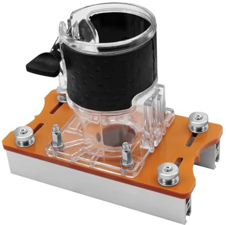 Base per Fresatrice per Legno, Staffa Compatta per Fresatura per Palmare in Legno 2 in 1 per Mobili di Armadietti, Adatta per Macchina Taglio con Diametro Interno di 65 Mm