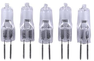 UGEFKMQ Lampadine G5.3 24V 100W Lampadina Alogena GU5.3 Base a doppio ago Lampada A Capsula Bianca Calda 2700k,70 W,10 Pezzi