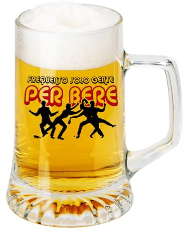 le herisson Boccale da birra frequento solo gente per bere v uomo idea regalo divertente