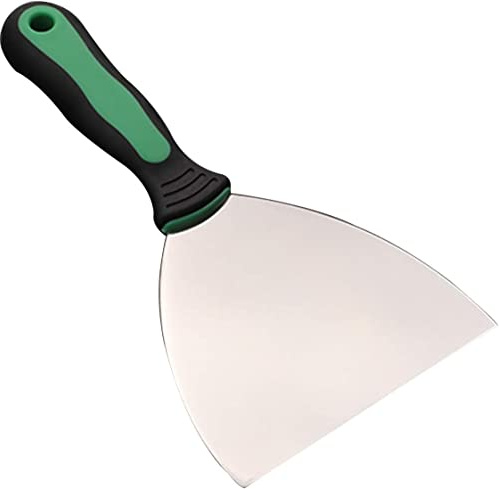 Murslev,Fogspackel Putsspackel Spackelspackel Rostfri stålspackel Skrapverktyg, spackelset, gipsskivor, tapetskrapa, målningsverktyg, hemreparationsverktyg(Size:5inch)