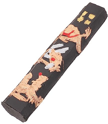 HAPINARY Traditioneller Chinesischer Kalligraphie Ink Block Handgemacht Flach Glatt Für Schreiben Und Malen Inkl Packung Mit Käuferfreundlichem Design Für Anfänger Kalligraphie Lernende