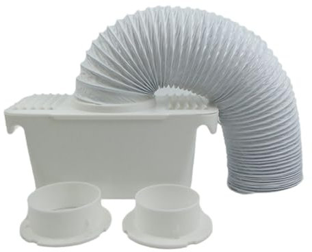 Luobannm Tanque de Agua para Secadora, Conducto de Aire de PVC, Secador de Tambor, Condensador, Colector de Polvo, Conducto de Escape Flexible.