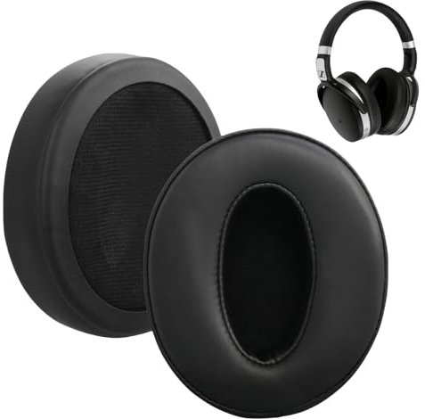 1 Par Almohadilla Auriculares para Sennheiser HD4.50, HD4.50BT, HD 4.50BTNC, HD4.50SE, HD350BT, HD300, HD4.40BT, HD4.30G, HD4.20S, HD458BT, HD450, HD 450BT, HD400S, Espuma de Memoria y Cuero Proteico