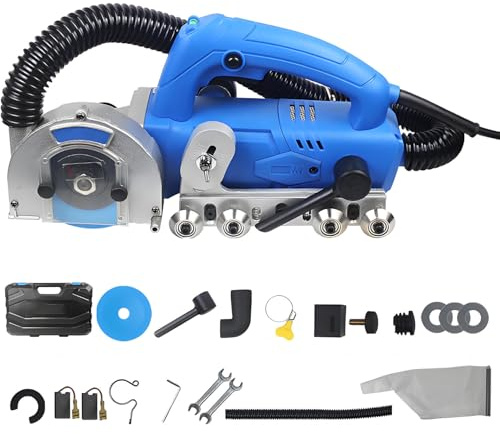 Limpiador eléctrico de juntas de azulejos, removedor de lechada portátil con 1200 W de potencia y 9000 RPM para una limpieza eficiente en cocinas, baños y salas de estar