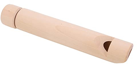 Alomejor Giocattolo Educativo per Flauto con Cambio Vocale, Fischietto in Legno, Materiale Ecologico (Colore del legno naturale)