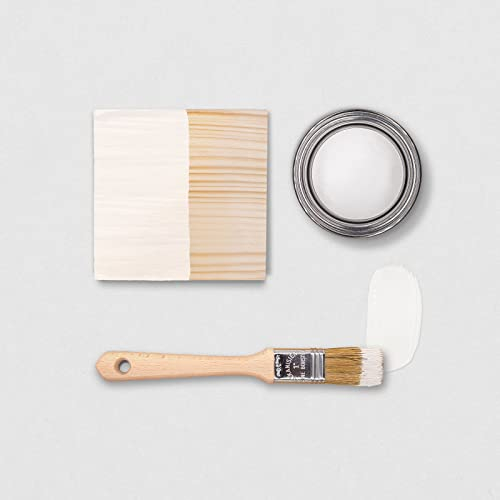 LEINCOLOR - Hochwertige Leinöllasur für den Innenbereich - biologischer und natürlicher Holzschutz, Farbe: Kalkweiß, 750 ml