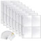 Sammelkarten Hüllen 800 Pockets Leere Pokemon Hüllen Photocard Sleeves 100 Seiten Doppelseitiges Sammelalbum Transparent Karten Folien Trading Einzeln für 3 Löcher Ringbüchern zum Sammeln und Tauschen