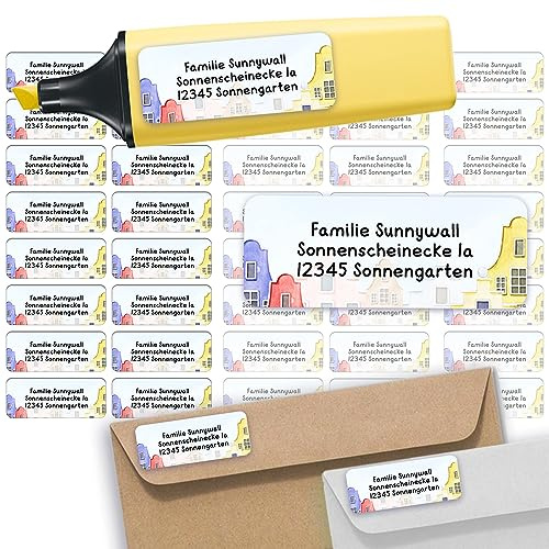 Adressaufkleber Pattern Absenderetiketten personalisiert 110 Stück