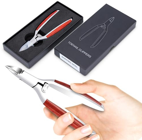 Culinavog Alicates Uñas Pies, Alicates de corte de uñas profesionales, Alicates Afilados de Acero Inoxidable, Precisión Alicates Cortauñas, Cortauñas Para Uñas Gruesas o Incrustadas