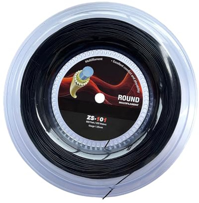 Fluxioxtna Enrouleur de corde de tennis confortable de 200 m avec construction douce de 16 g pour soulager le stress articulaire et améliorer les longs bobines économiques de cordes de tennis