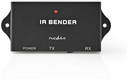 IR Remote Control Extender | Signal Range: 7.0 m | 3 Devices | ABS | Black
