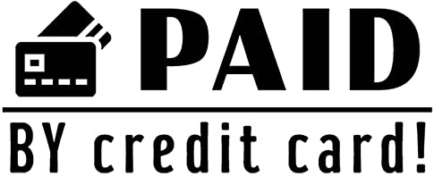Printtoo Par Carte De Paid Pré Auto Crédit Encrage Tampon En Caoutchouc, Papeterie- Affaires De Bureau À Domicile De Bureau Encrée 47 X 20 Mm