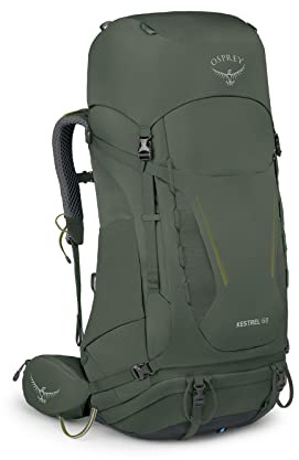 Osprey Kestrel Men's Backpack, 68L, Bonsai Green, L/XL