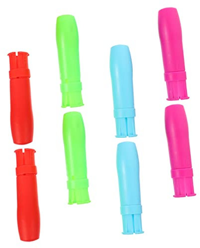 STOBOK 8pièces Porte-craie Plastique Réglable Clip Extenseur De Craie Créatif Pour Utilisation à Maison Et Couleur Aléatoire