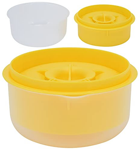 QANYEGN Séparateur De Jaune D'uf, Séparateur De Filtre Blanc D'uf En PP, Outil De Séparation D'ufs Pour la Maison, la Cuisine.(Jaune)