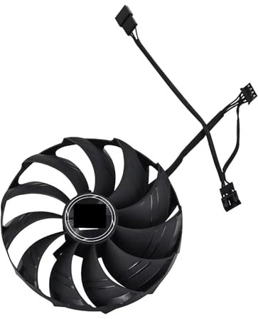 BDAKQJV Carte Graphique for RX 7900 XT 7900 XTX Taichi Ventilateur de Carte vidéo 107MM 97MM CF1010H12S RX7900XT RX7900XTX Ventilateur de Refroidissement de Carte Graphique(Fan - C)